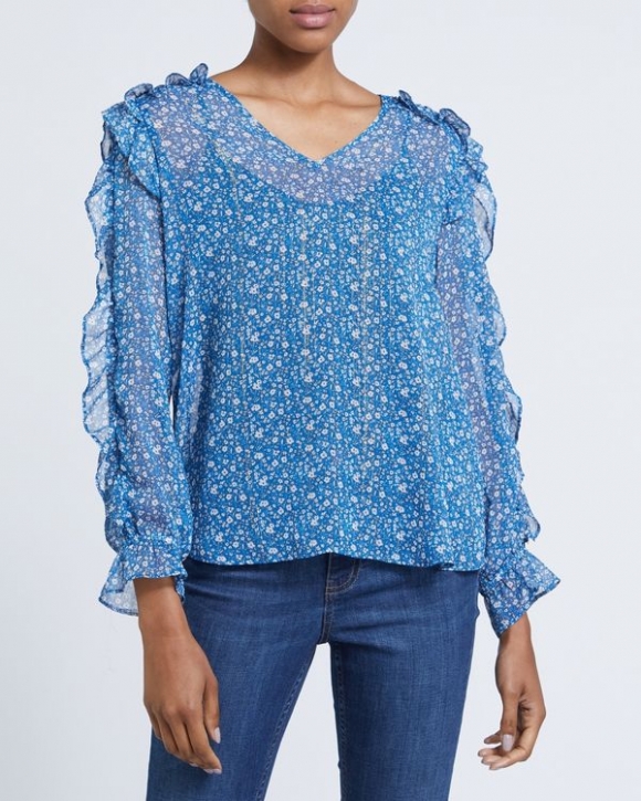 Lurex V-Neck Top Lurex V-Neck Top