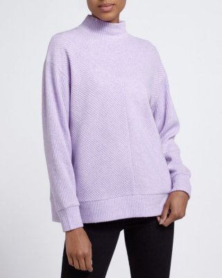 Rib High Neck Jumper Rib High Neck Jumper