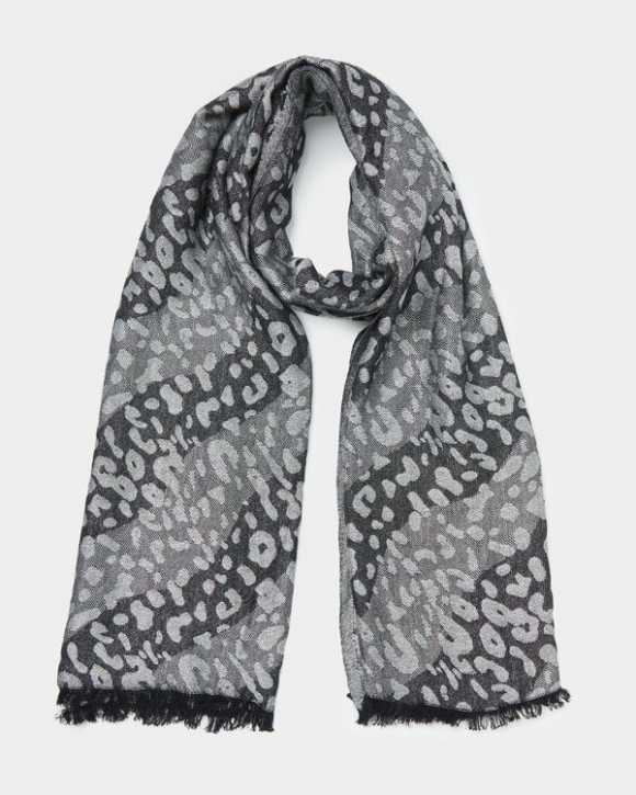 Jacquard Leopard Scarf Jacquard Leopard Scarf