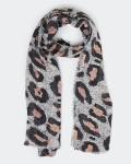 Abstract Leopard Scarf