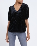 Velvet Puff Sleeve Top Velvet Puff Sleeve Top