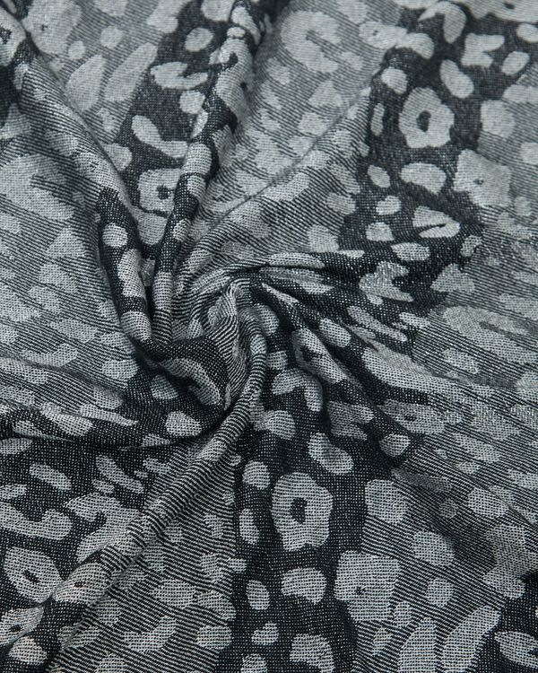 Jacquard Leopard Scarf