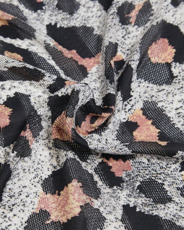 Abstract Leopard Scarf